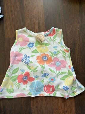 Girls Floral Tank Top - Multicolor